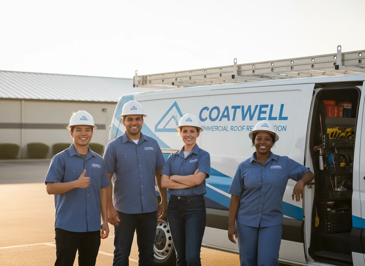 Commercial roof coating company in Amorita, OK